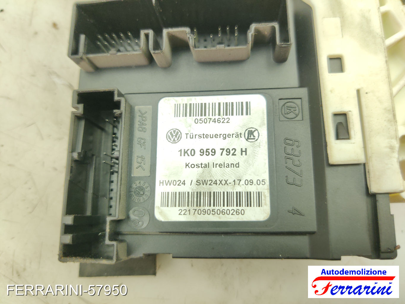 Alzavetro VW PASSAT VARIANT 3C5 2005-2009 destro, dx, frontale, anteriore