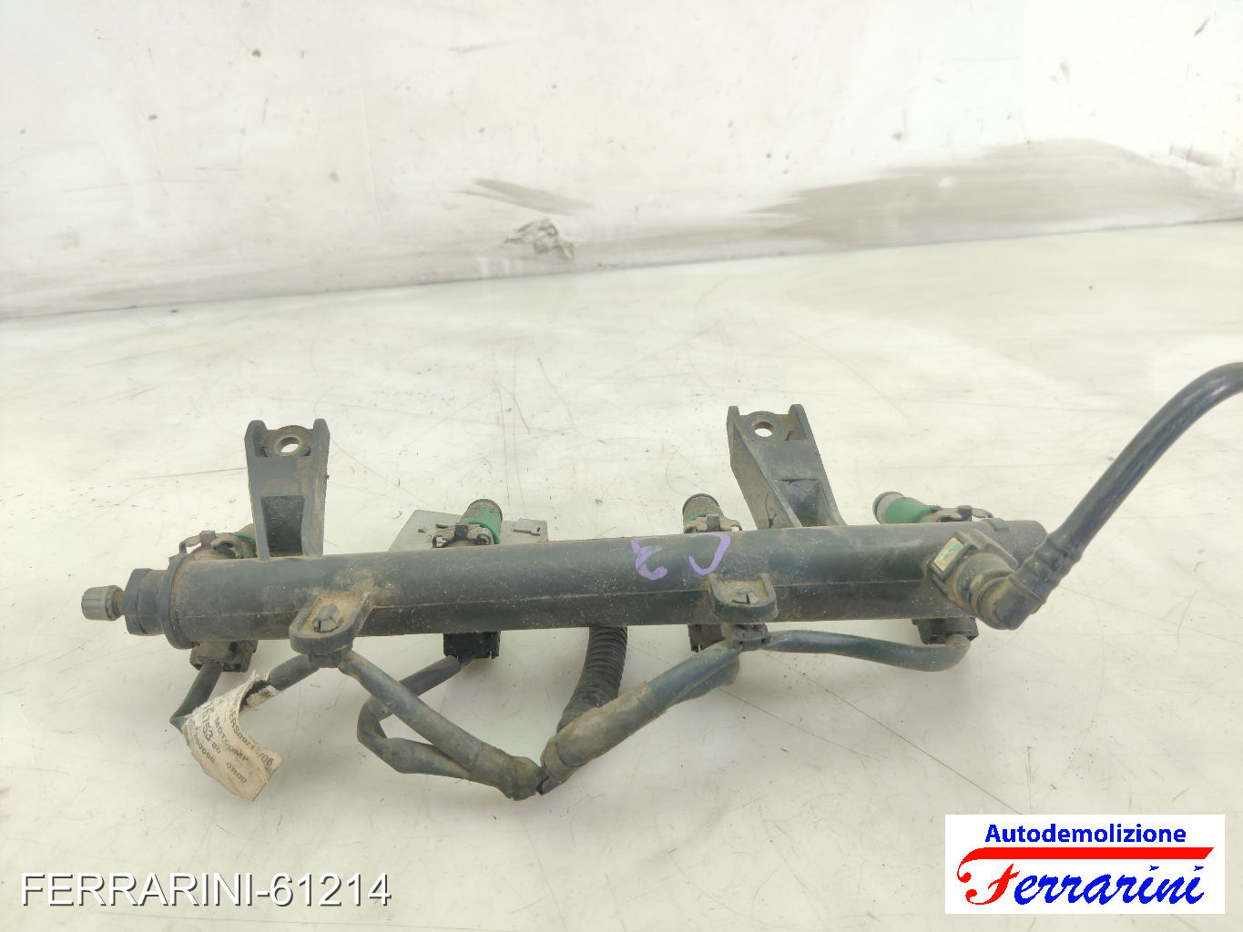 Flauto Iniettori PEUGEOT 1007 KM 1.4 2005-2009 9661675380, AMANGERS09 10