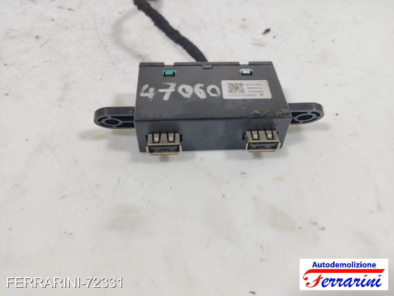 centralina modulo USB MG MG ZS SUV 2017-2023 centrale, cent 11144334, 20240408
