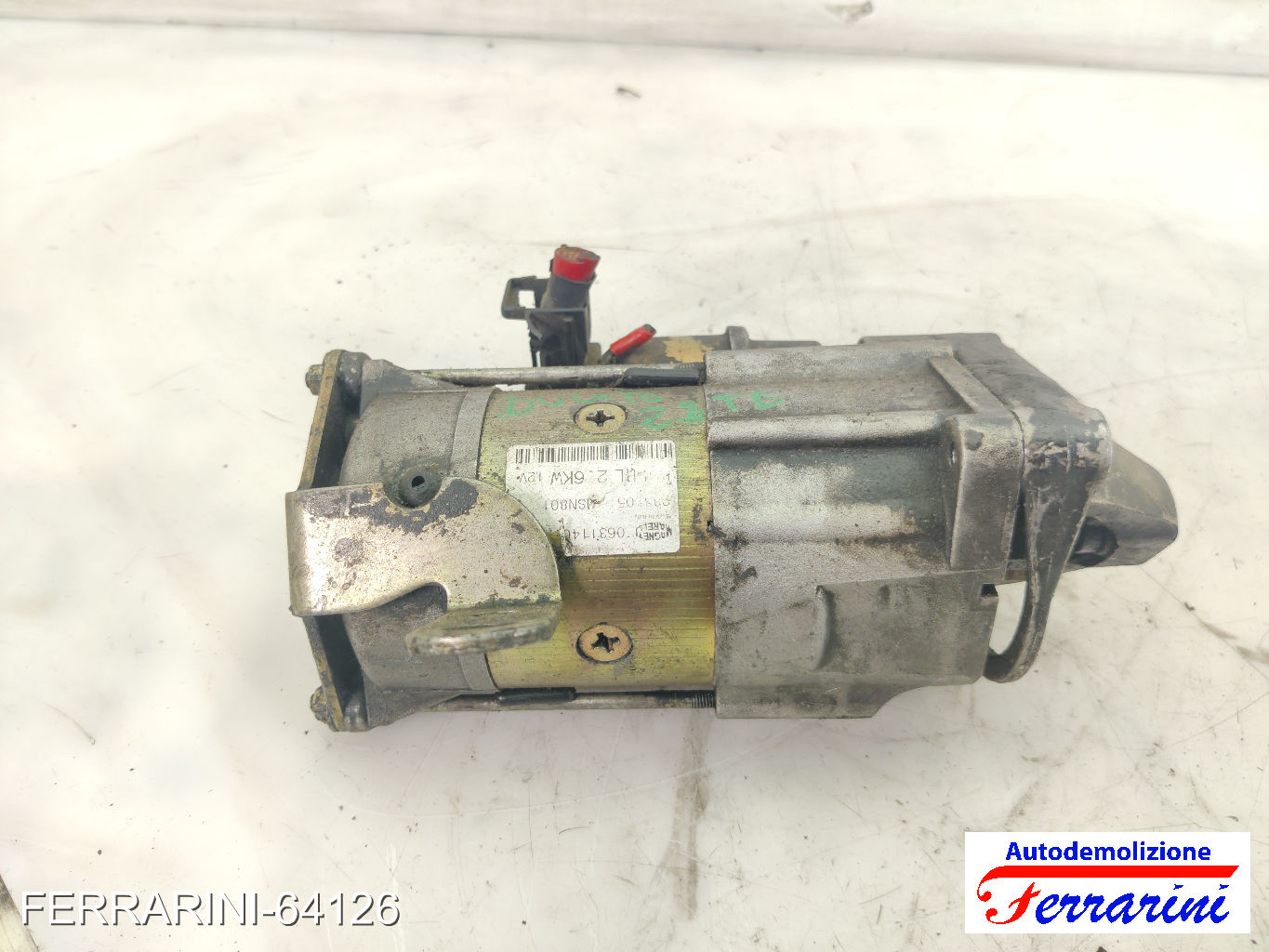 Motorino Avviamento FIAT DUCATO 230 2.5 D 1994-2002 1331329080, 71789529 6