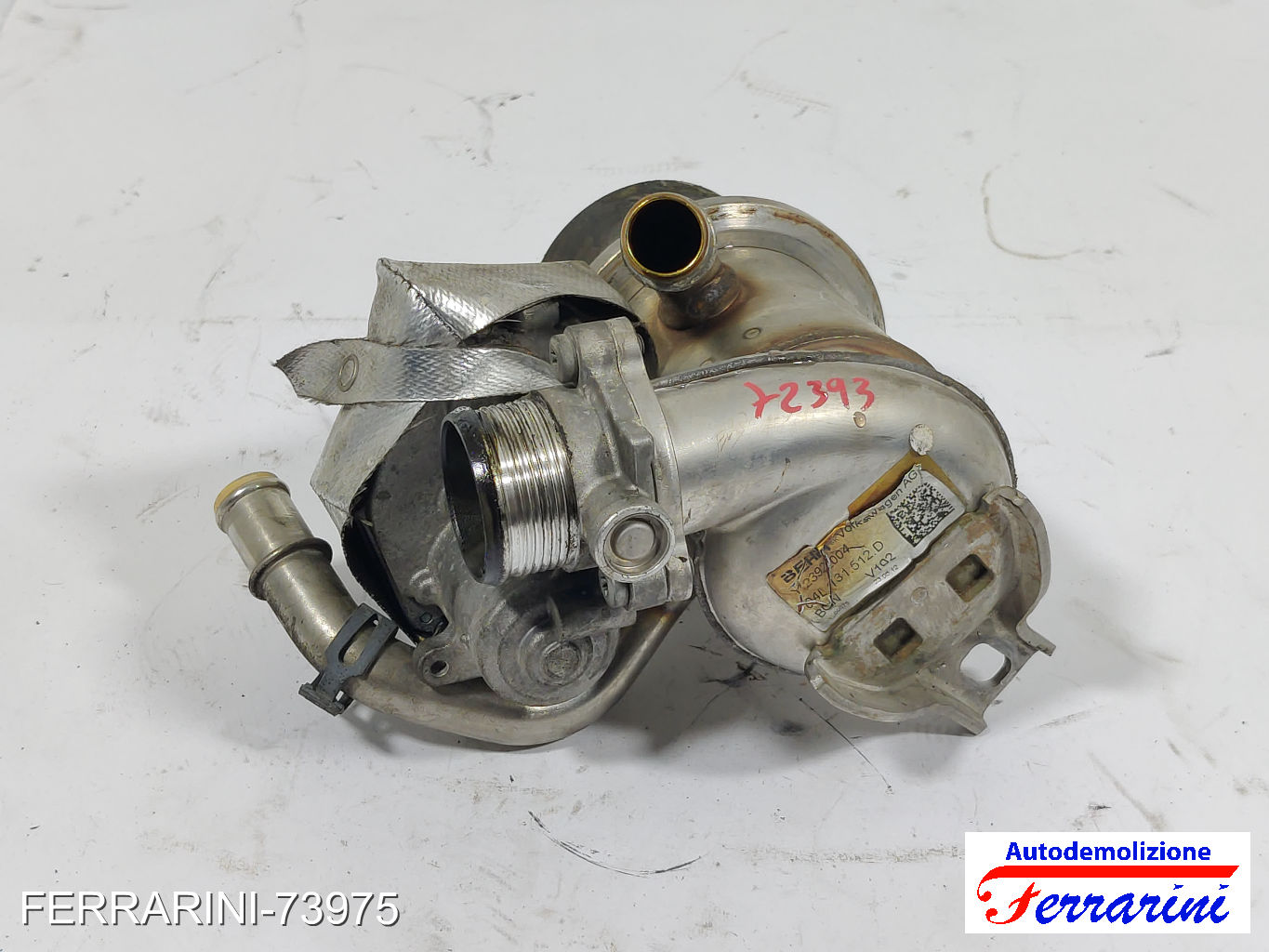 CRBC Radiatore Valvola Egr VW GOLF 7 5G1, BE1, BE2, BQ1 2.0 TDI 2012-2020 12