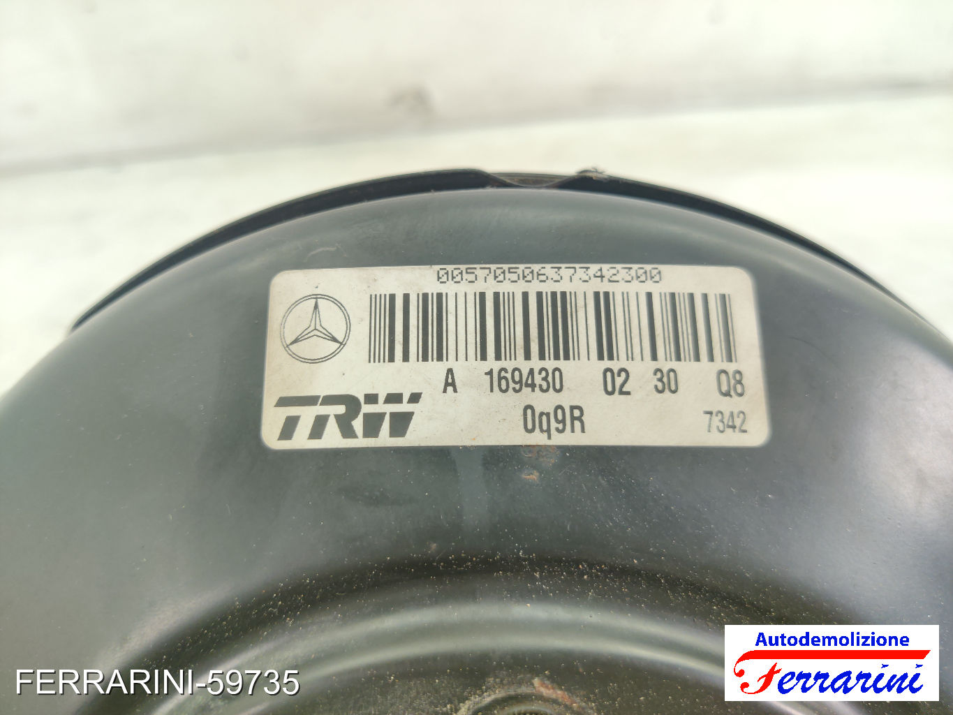 Servofreno MERCEDES CLASSE A W169 A 180 CDI 2004-2012 A1694300230