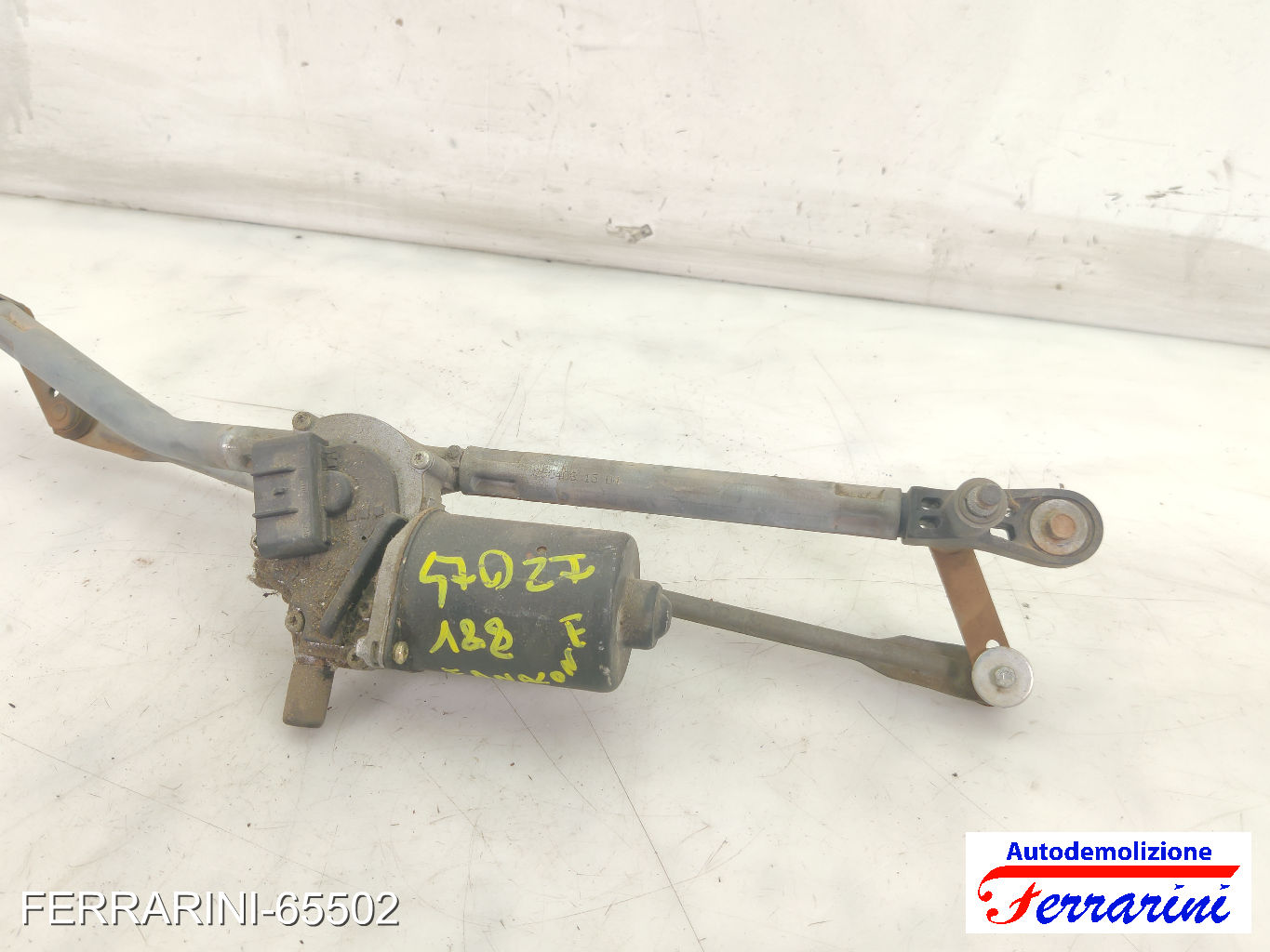 Spazzacqua Motorino Tergicristallo FIAT PUNTO 188 2003-2012 anteriore, frontale 10