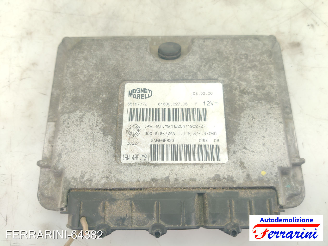 Kit Accensione FIAT SEICENTO 600 187 1.1 1998-2010 55187372, 51793106, 51819338