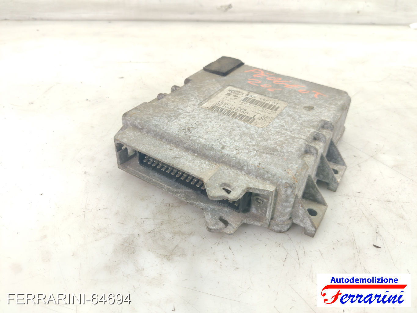 Centralina Motore PEUGEOT 106 2 1A, 1C 1.4I 1996-2004 9639907880, 16301794