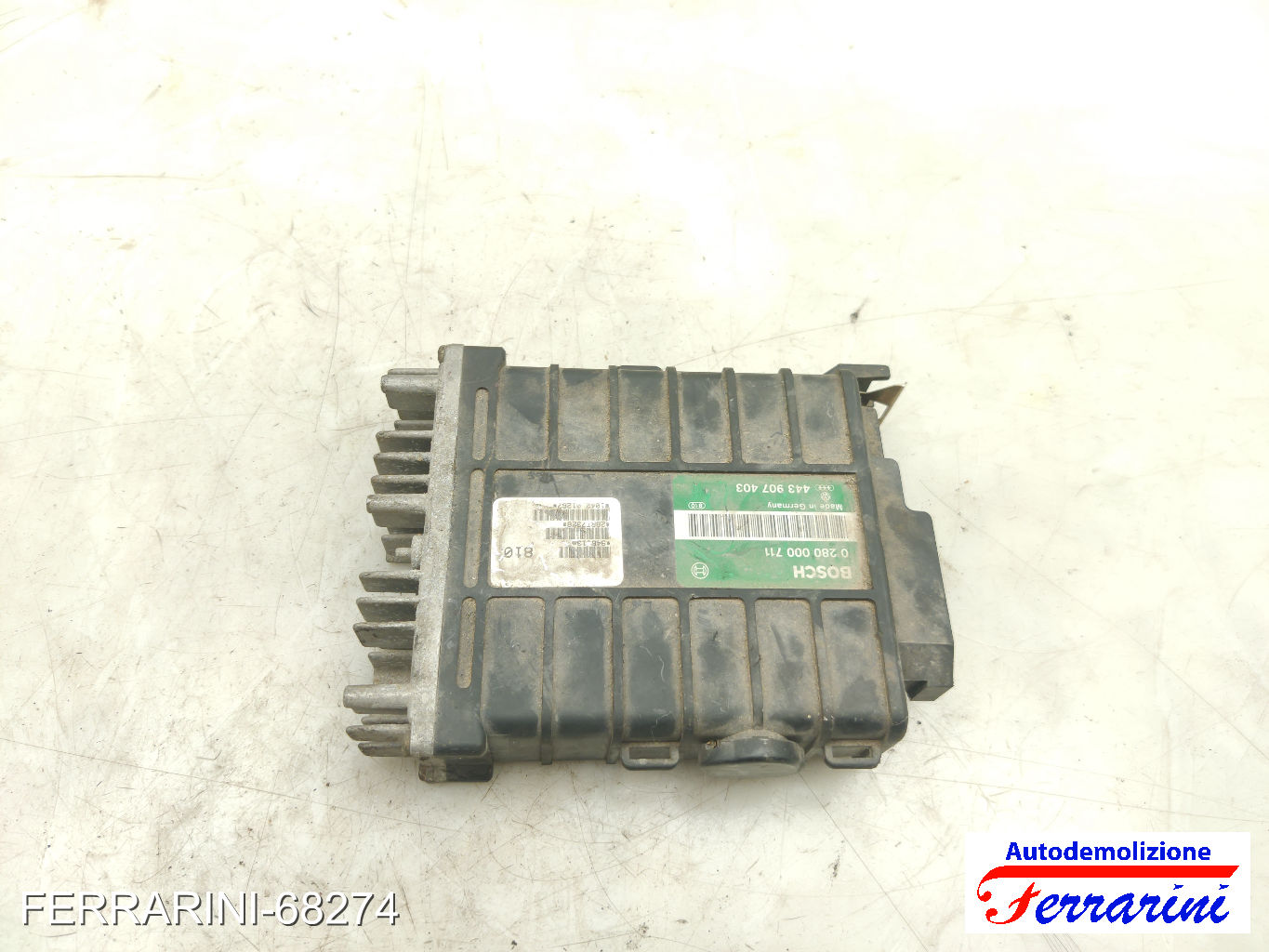 Centralina Motore AUDI 80 893, 894, 8A2 1.6 1986-1991 443907403, 0280000711