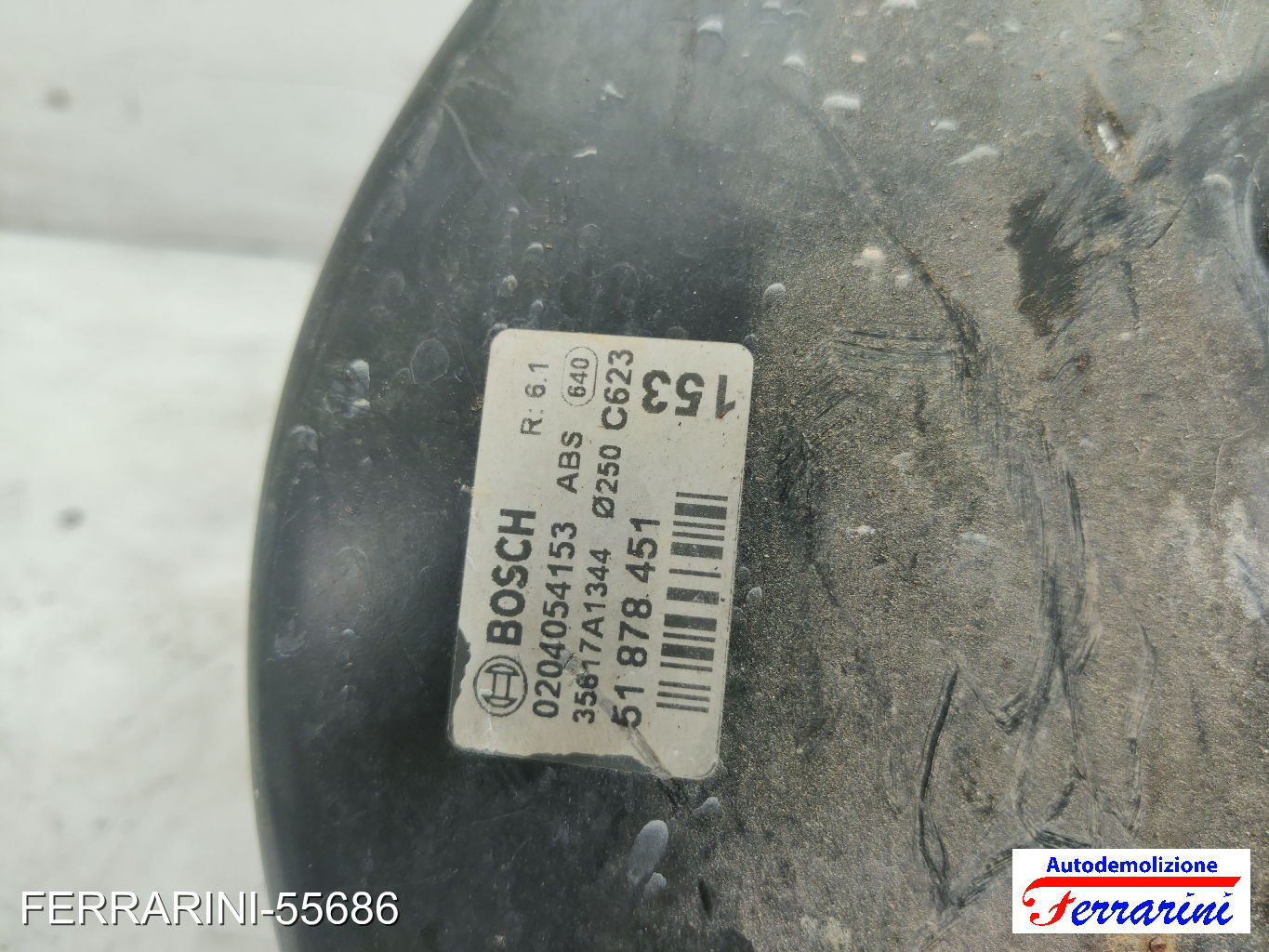 Servofreno FIAT PUNTO 199 1.2 2012-2023 51878451, 0204054153, 35817A1344 10