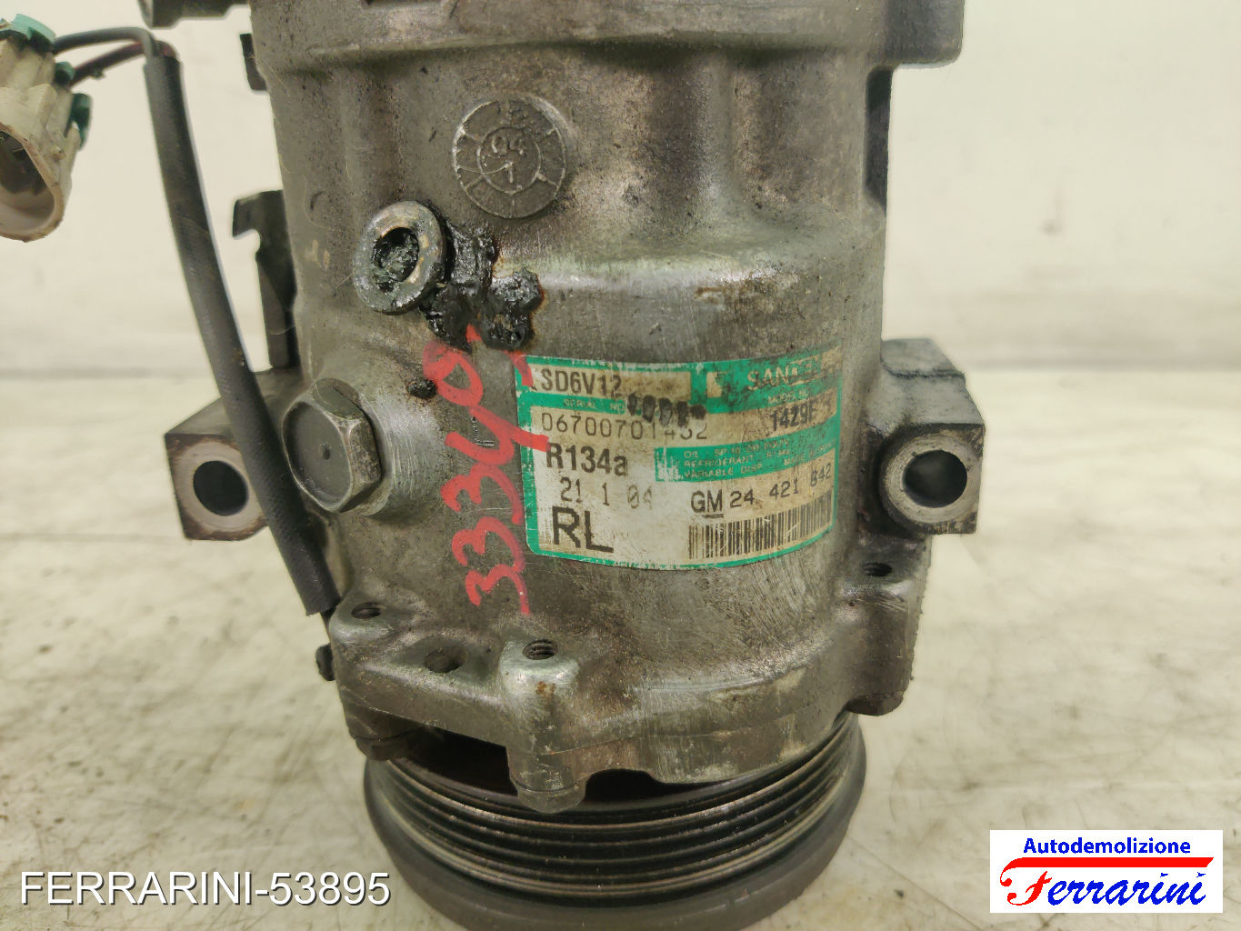 Compressore Clima OPEL MERIVA A X03 1.7 DTI 2003-2010 24421842, 1429F 8