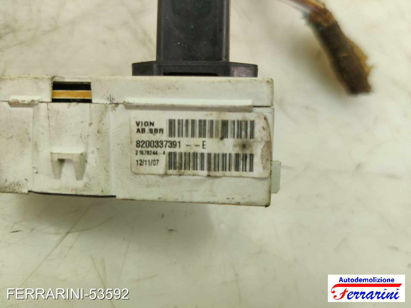 display spia cinture RENAULT CLIO 3 BR0/1, CR0/1 1.5 DCI 2005-2012 8200337391