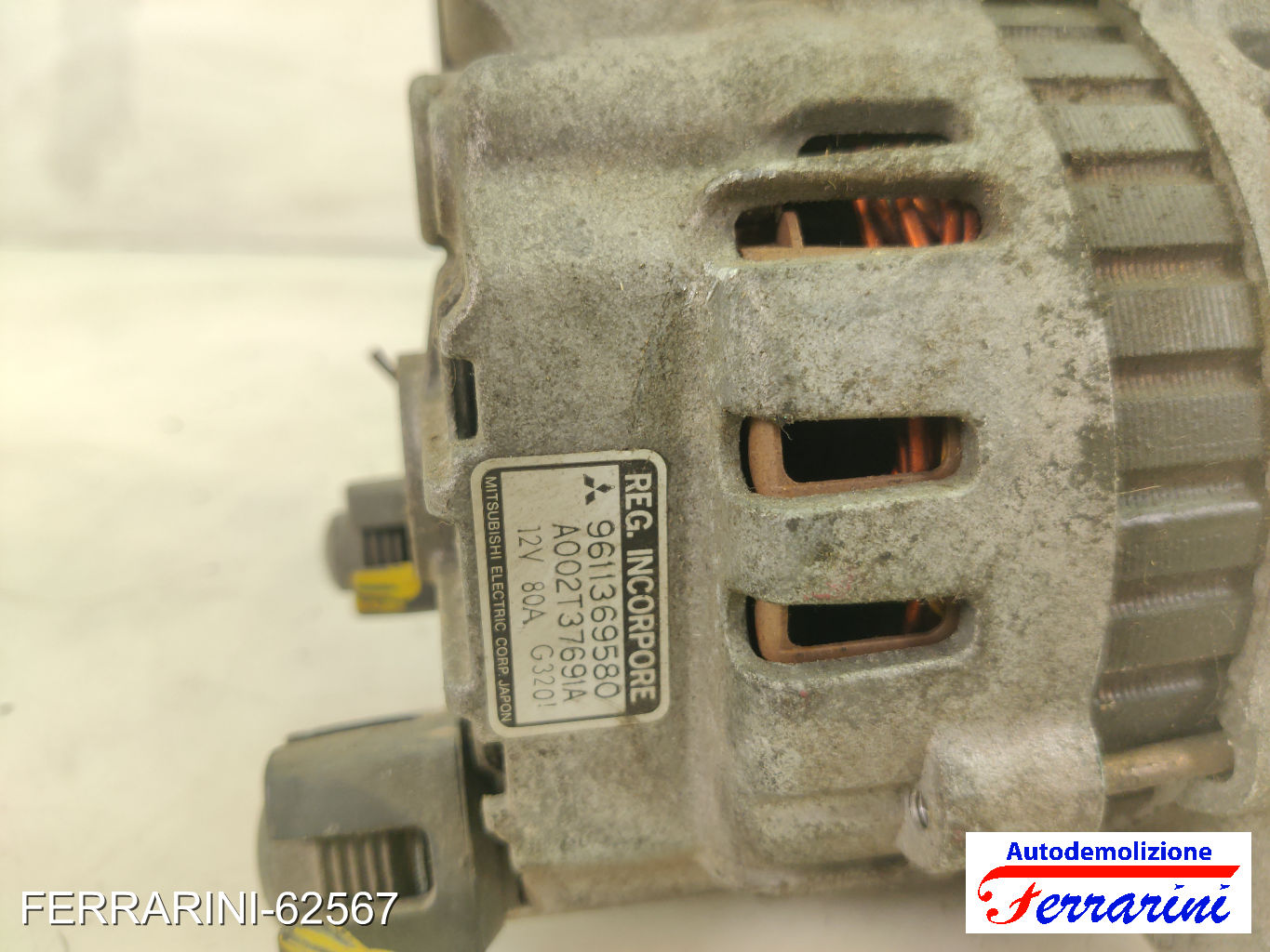 Alternatore PEUGEOT 806 221 2.0 TURBO 1994-2002 A002T37691A, 10027376814 10