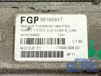 Centralina Motore FIAT PUNTO 188 1.3 JTD 16V 2003-2012 55195817, MJD6JFP3 8