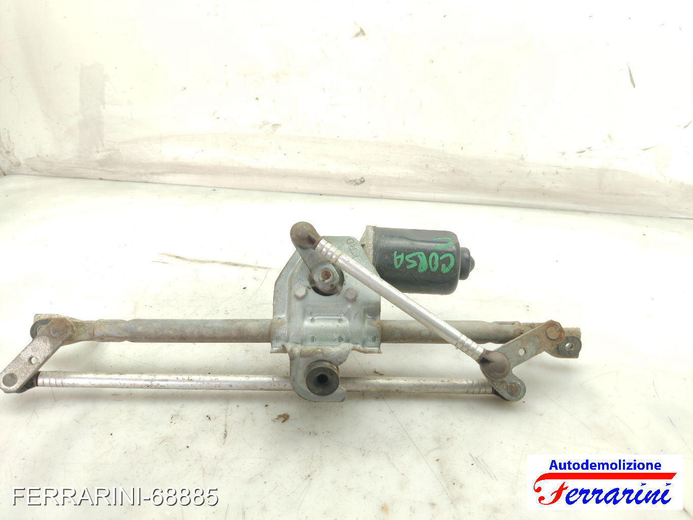 Spazzacqua Motorino Tergicristallo OPEL CORSA C X01 2003-2009 anteriore