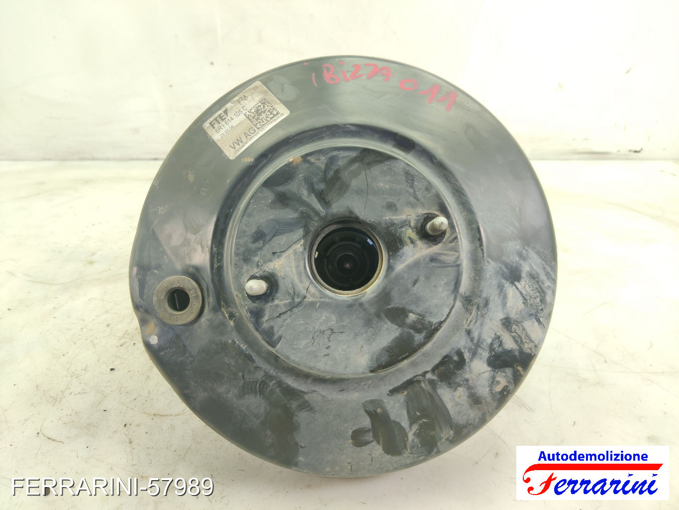 Servofreno MAZDA 121 2 DB 1.3 16V 1990-1996 6R1614105C, 6R1614106C, 6R1614105G 6