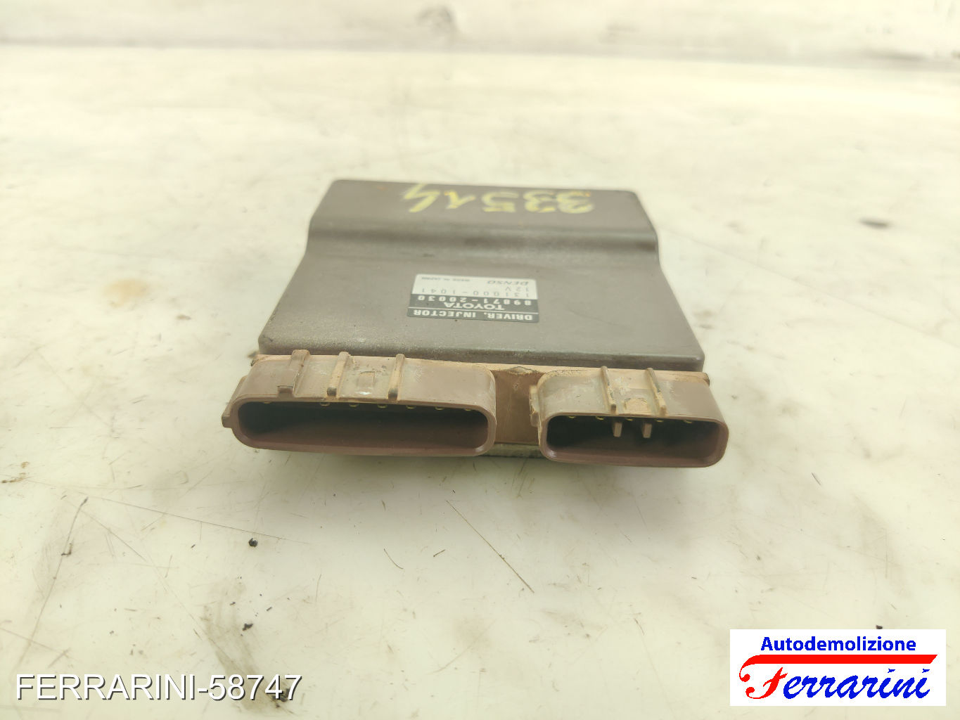 modulo pilota iniettori Denso TOYOTA AVENSIS VERSO M2 2.0 D 2001-2005 8987120030 6