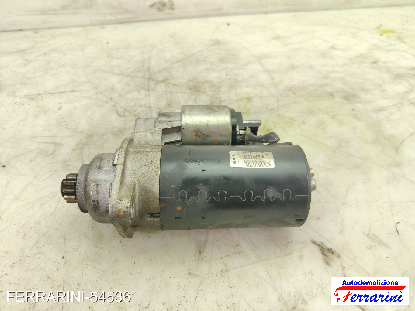 Motorino Avviamento VW NEW BEETLE 1C1, 9C1 1.9 TDI 1998-2004 MAV6420A 7