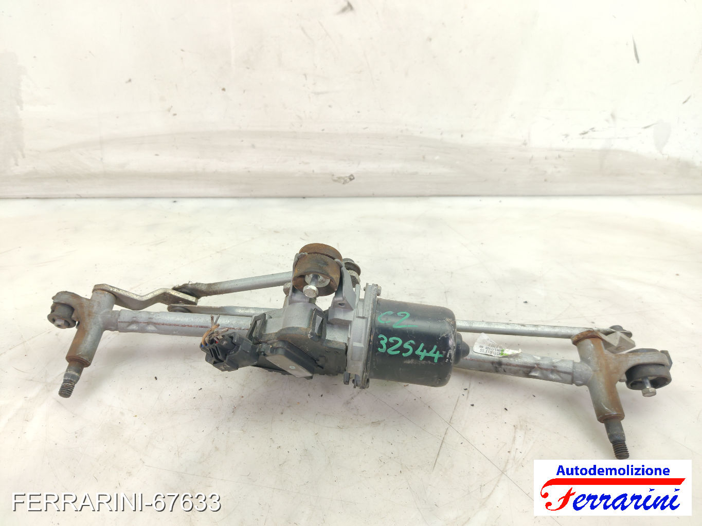 Spazzacqua Motorino Tergicristallo CITROEN C2 JM 2003-2012 anteriore, frontale