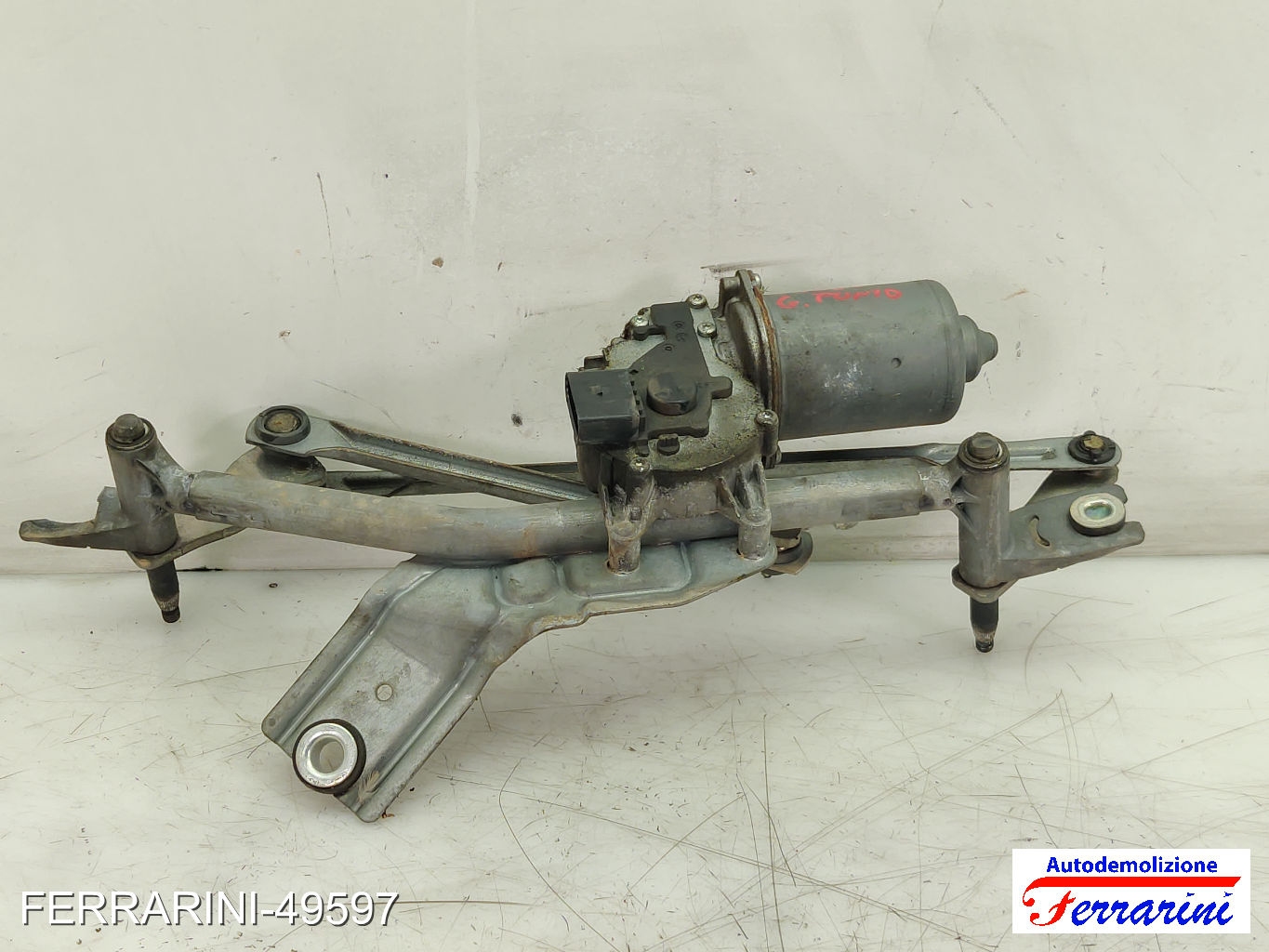 Spazzacqua Motorino Tergicristallo FIAT GRANDE PUNTO 199 2005-2013 anteriore 8
