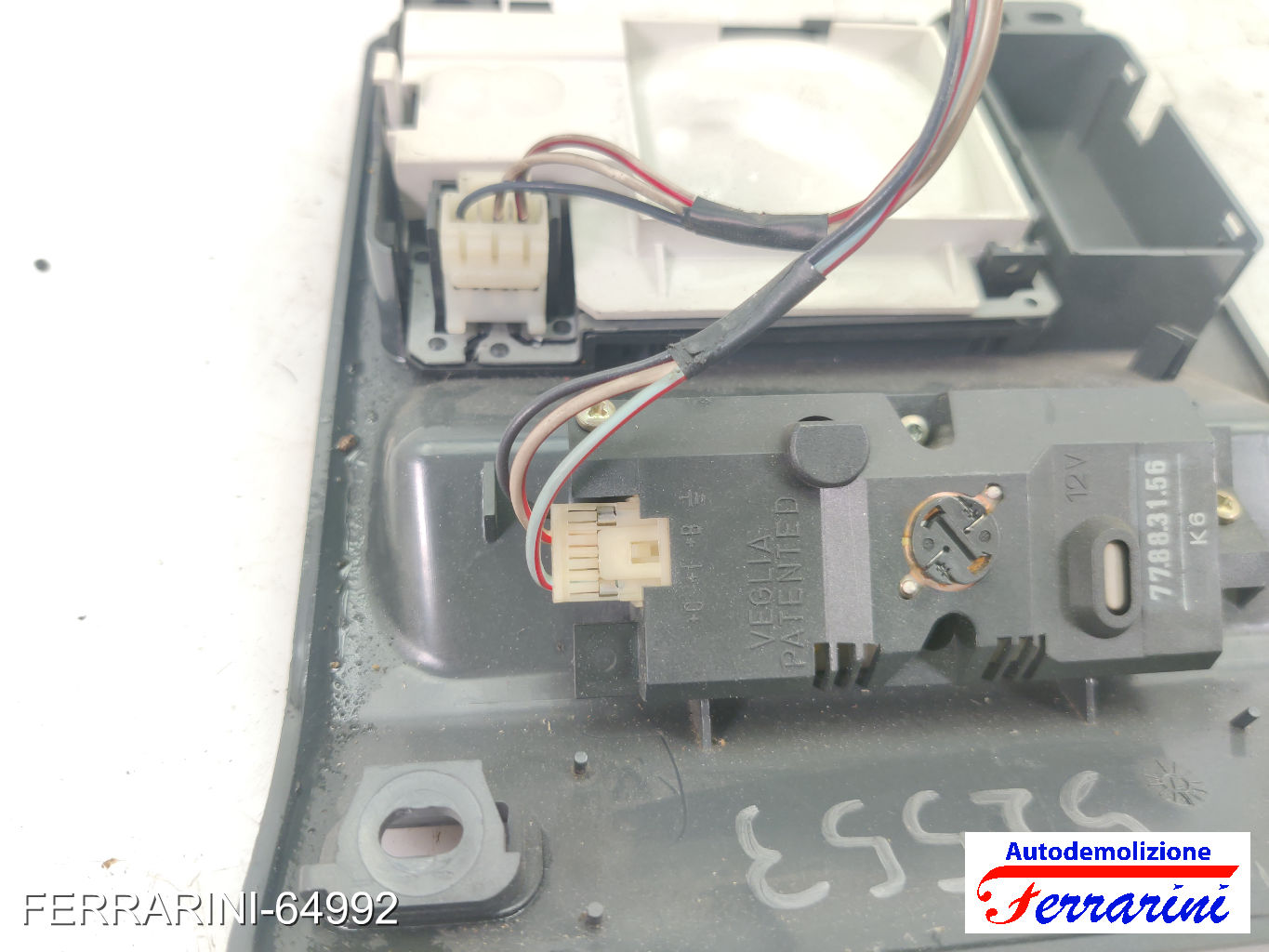 Plafoniera FIAT PUNTO 176 1996-1999 anteriore, frontale centrale, ant 77883156 8