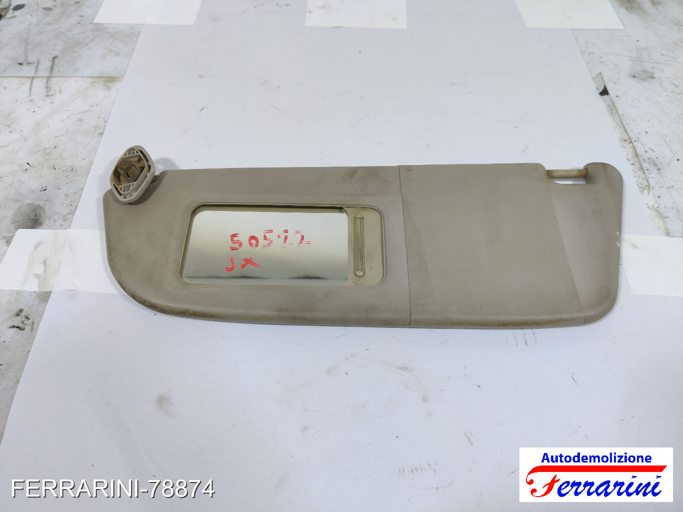 Aletta Parasole OPEL CORSA B S93 1996-2000 sinistro, sx 8