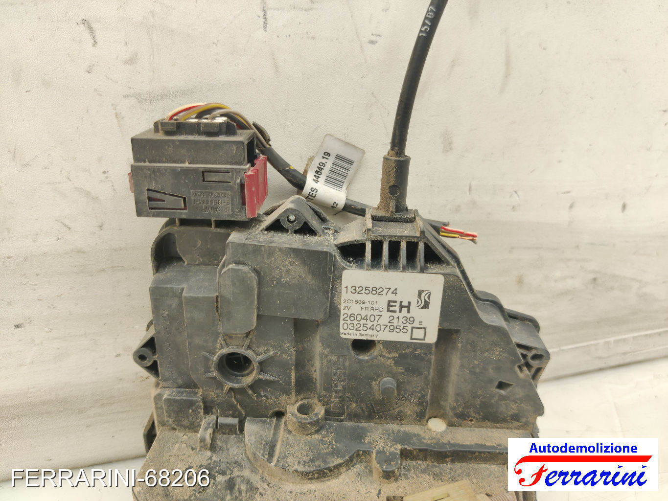 Serratura Porta OPEL CORSA D S07 2006-2014 destro, dx, frontale, anteriore 11