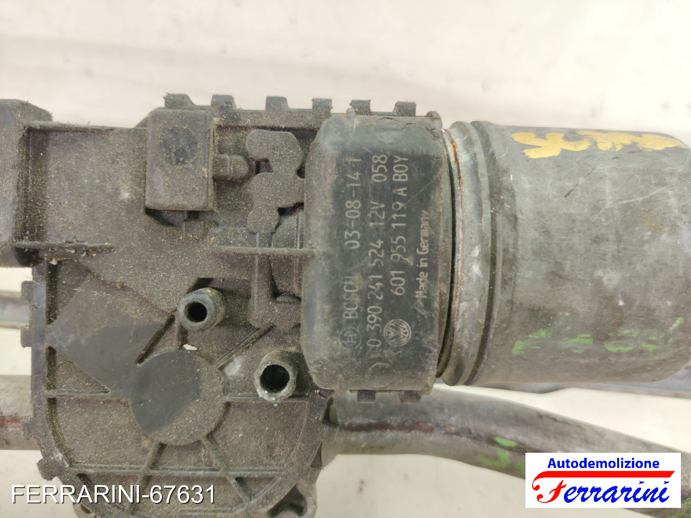 Spazzacqua Motorino Tergicristallo VW POLO 9A, 9N 2001-2009 anteriore, frontale 6