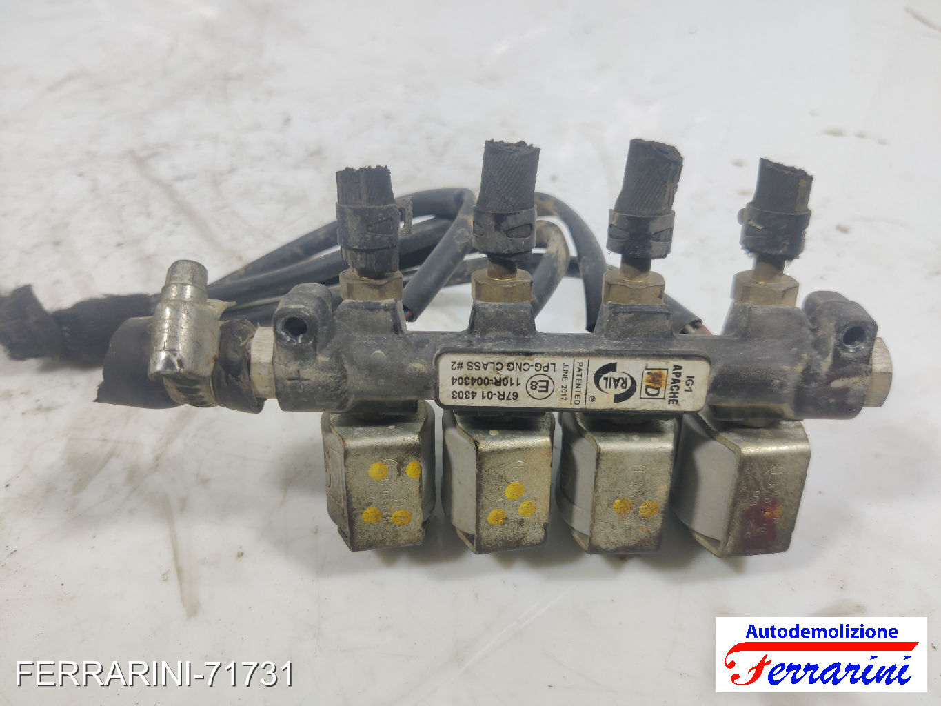 iniettori GPL ig1 apache MERCEDES CLASSE A W169 A 150 2004-2012 67R014303