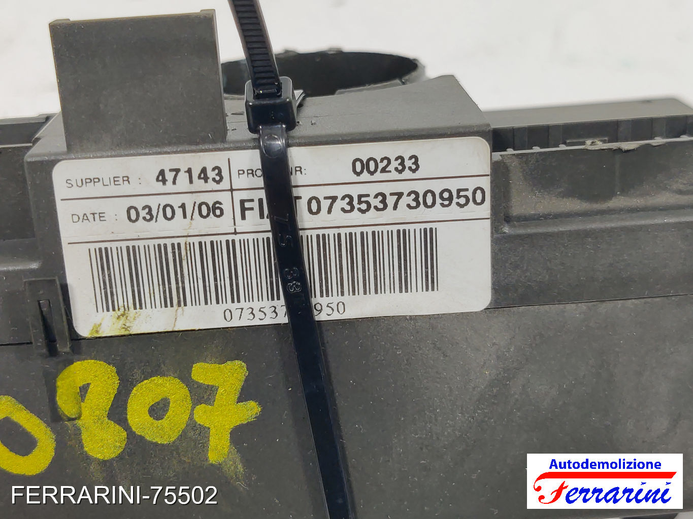 Devioluci LANCIA YPSILON 843 2003-2011 735373095, 47143F, 735361937