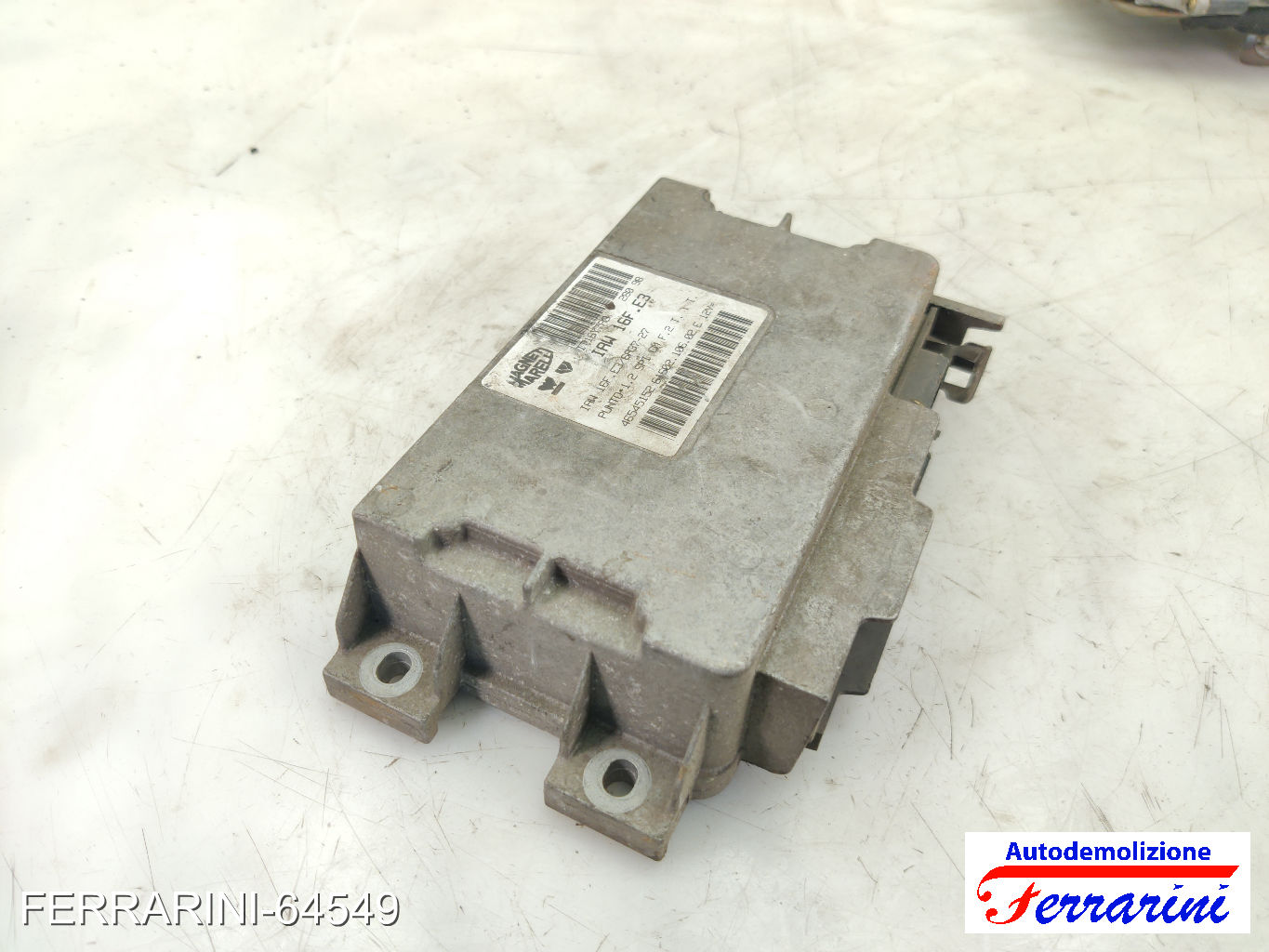 Centralina Motore FIAT PUNTO 176 60 1.2 1993-1999 46545152, 26150210602, ID16Y98