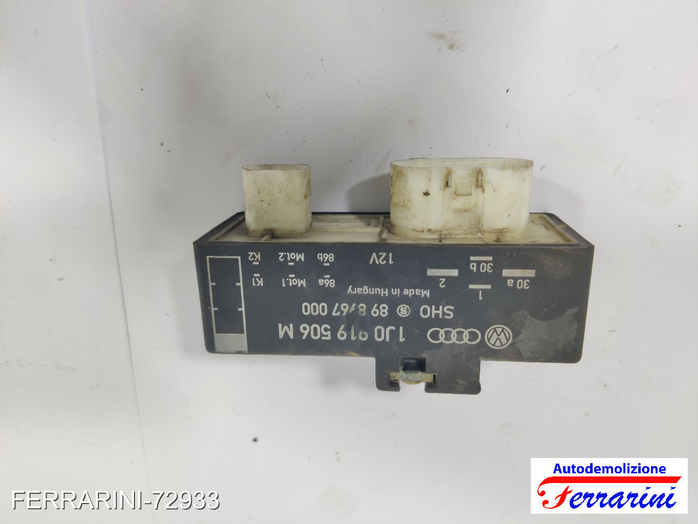 Centralina Ventola Radiatore SKODA FABIA 1 COMBI 6Y5 1.9 TDI 2000-2007 8