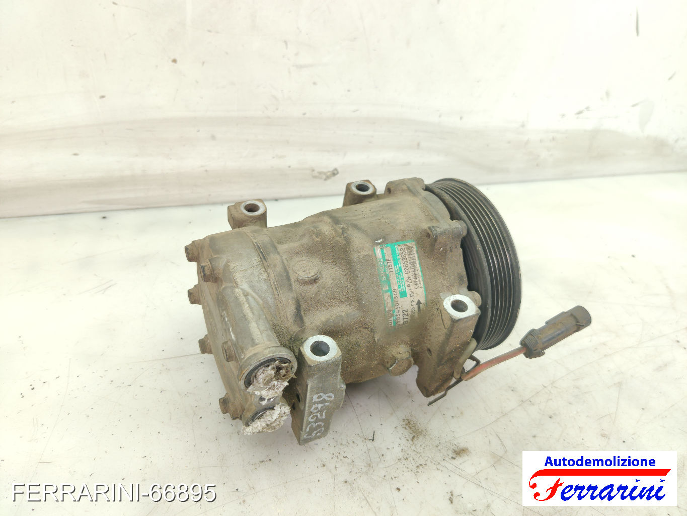 Compressore Clima ALFA ROMEO 147 937 1.9 JTD 2001-2010 60653652, 09034407360
