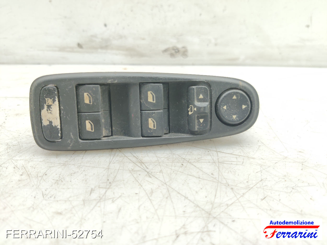 Pulsantiera Tastiera Alzavetro CITROEN C4 PICASSO 1 UD 2006-2013 sinistra, sx
