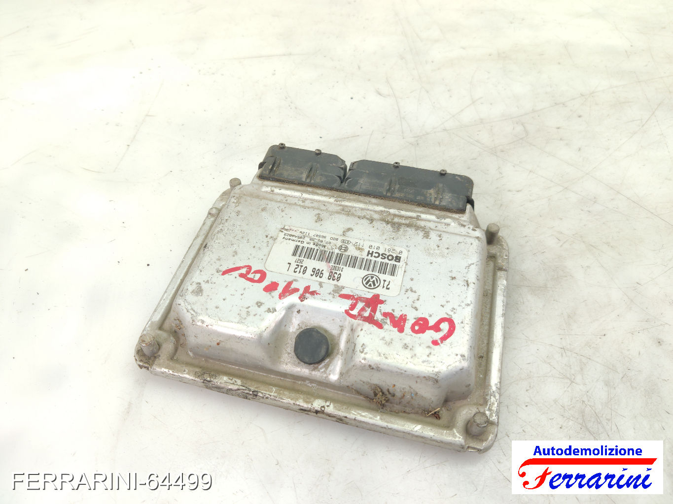 Centralina Motore VW GOLF 4 1J1 1.9 TDI 1997-2004 0389060012L, 0281010112C