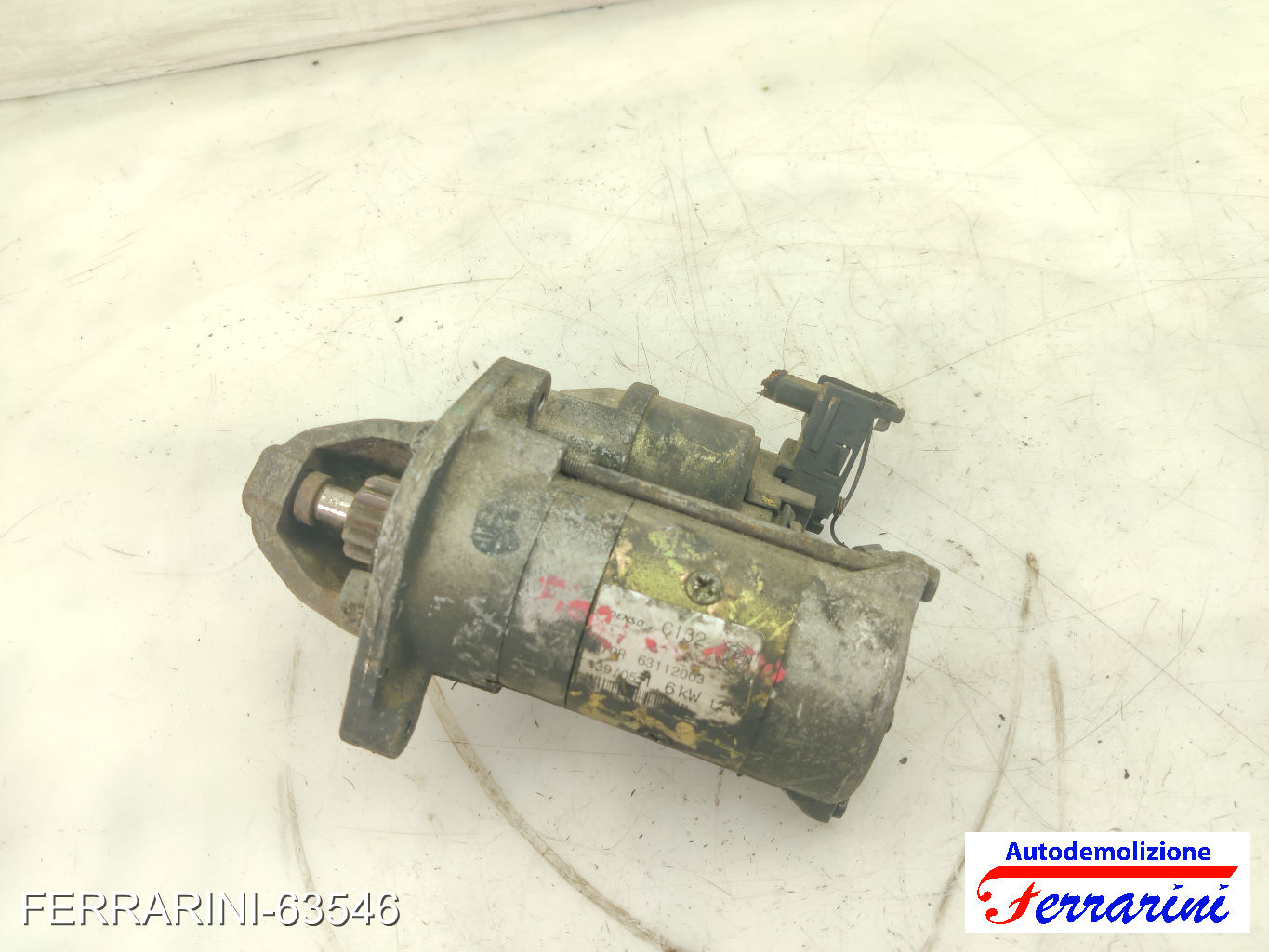 Motorino Avviamento FIAT PUNTO 176 1.7 TD 1994-1999 46554407, 63112003