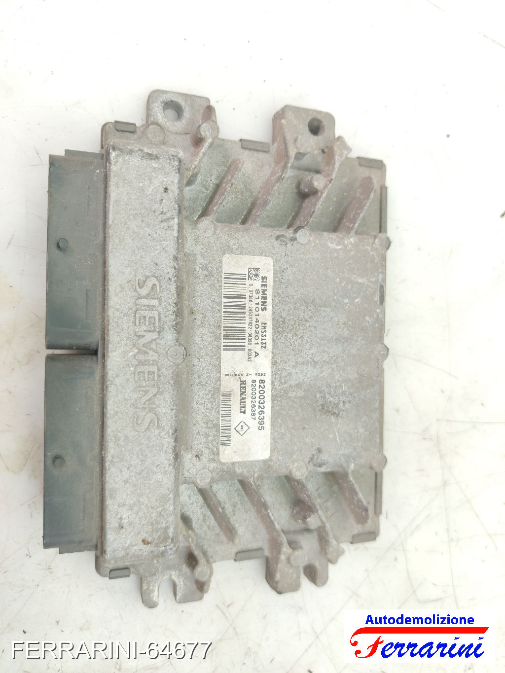 Centralina Motore RENAULT CLIO 2 BB, CB 1.2 1998-2010 8200326395, S120161003A2