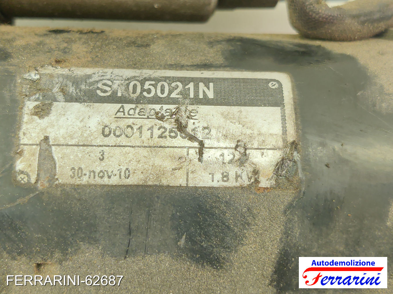 Motorino Avviamento VW GOLF 4 VARIANT 1J5 1.9 TDI 1999-2001 02A911023R