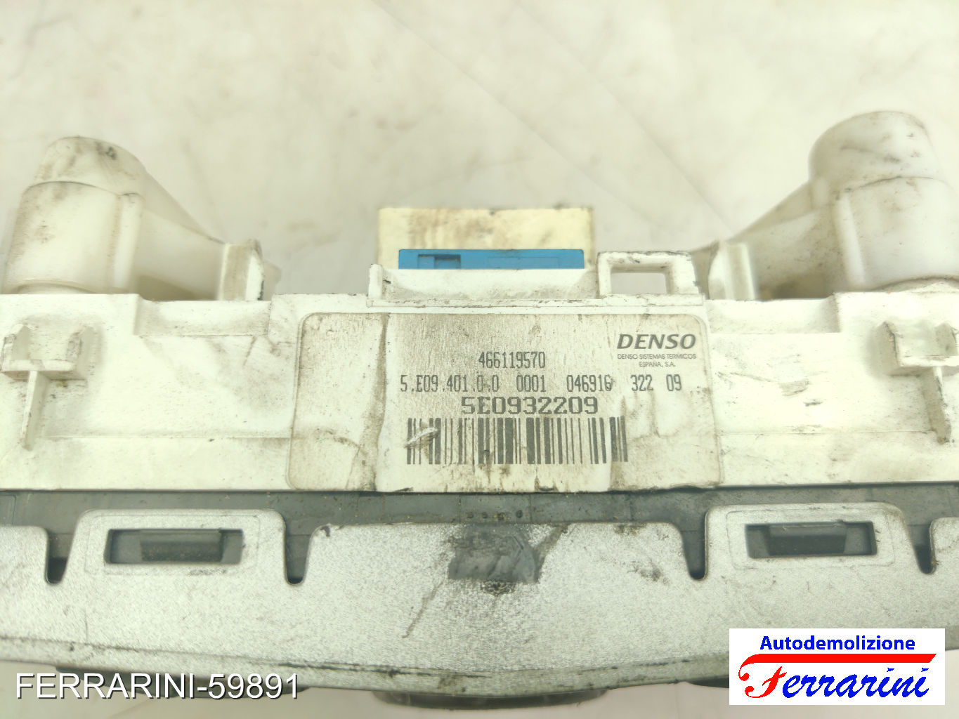 Tastiera Clima OPEL CORSA D S07 2006-2011 anteriore, frontale 5E0940100 9