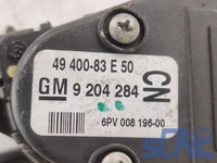 Pedale Acceleratore OPEL AGILA A H00 1.2 16V 2000-2007 9204284, 4940083E50 6