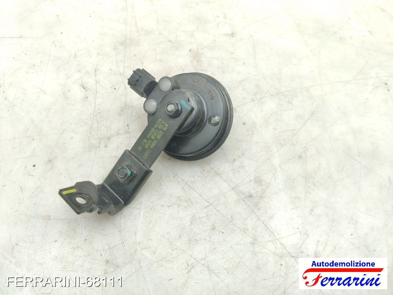Clacson HYUNDAI I10 BA, IA 2013-2023 96620B9000, 10202