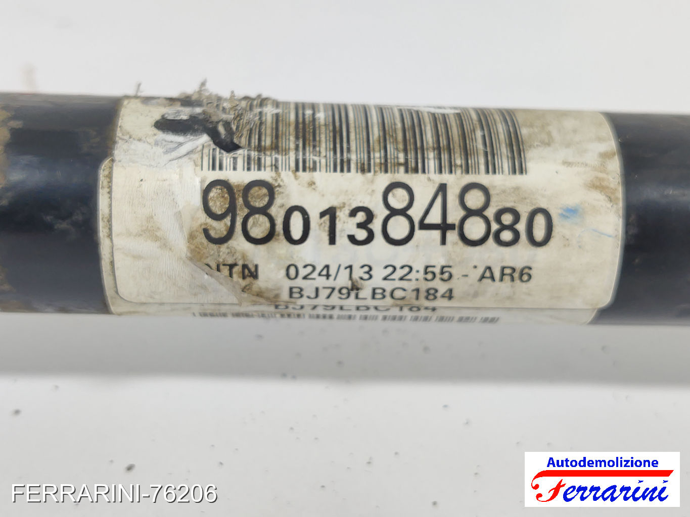 Semiasse CITROEN C3 2 SC 1.1I 2009-2013 9801384880, 9672620680, BJ79LBC184 7