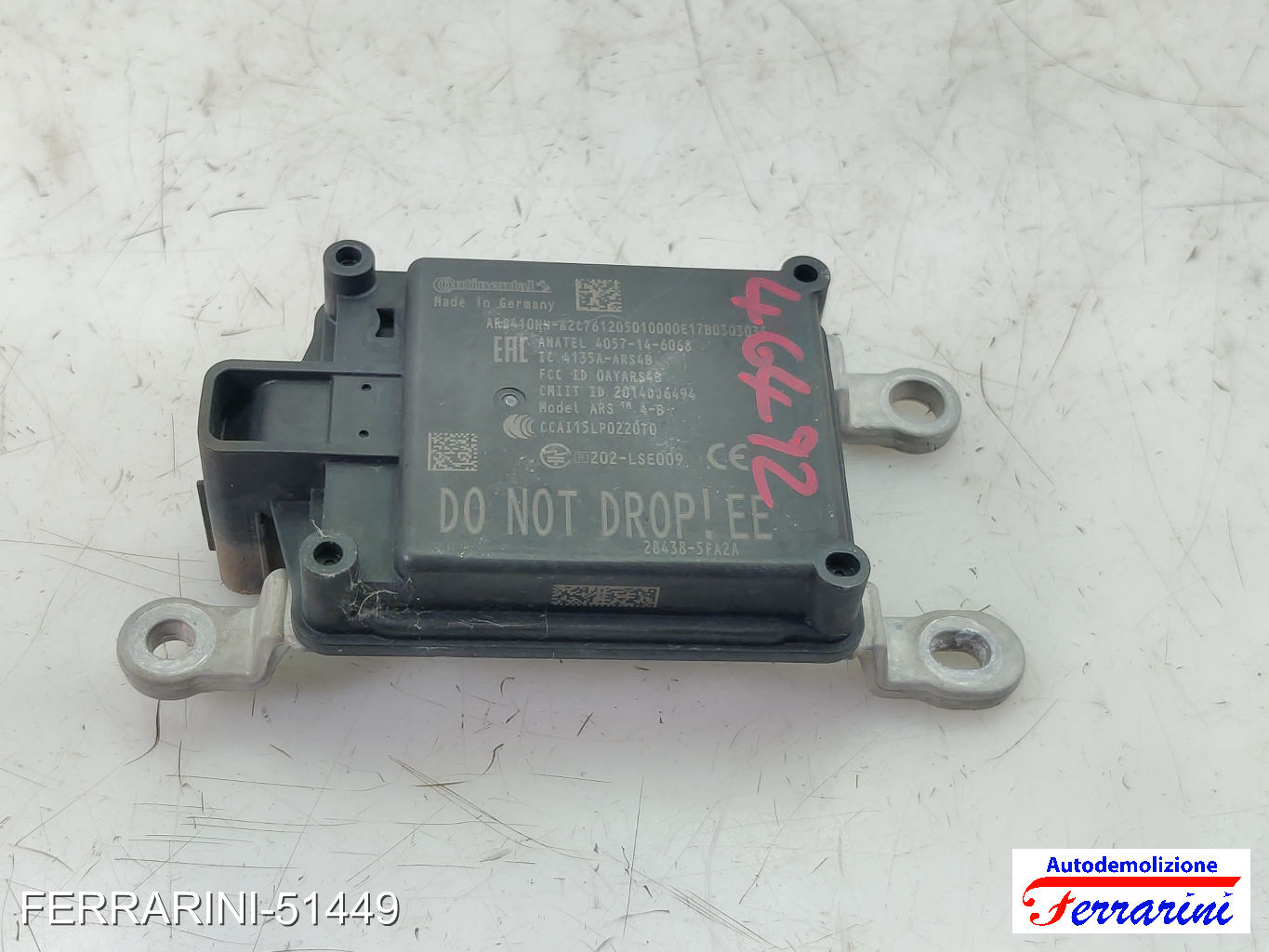 Sensore radar Modulo radar distanza NISSAN QASHQAI 2 J11 2013-2023 284385FA2A