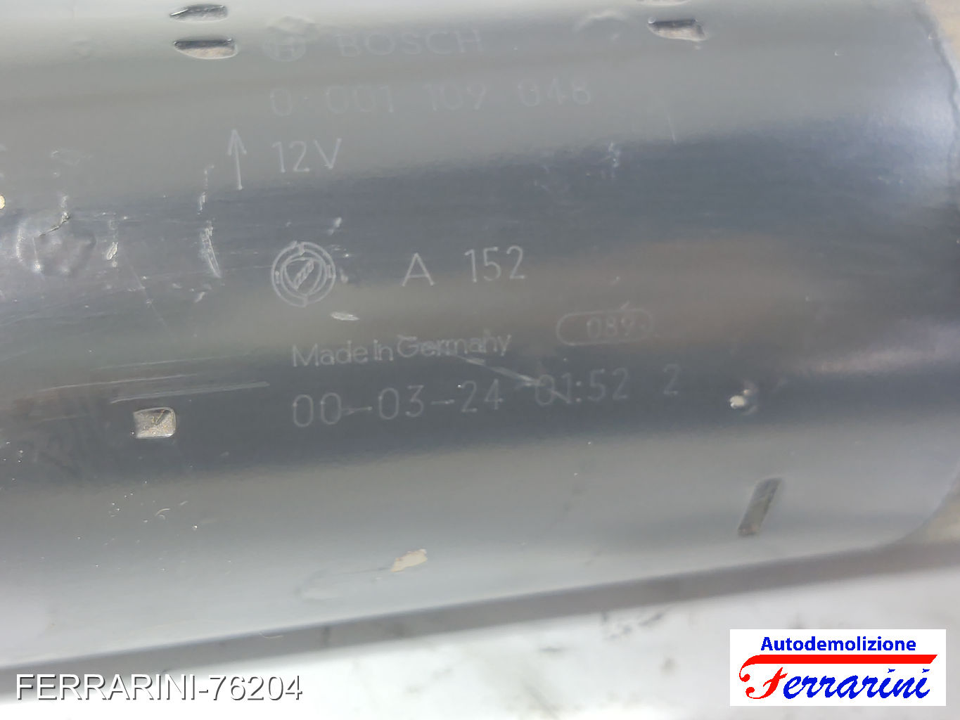 Motorino Avviamento FIAT PUNTO 188 1.9 DS 60 1999-2012 46437520, 46761005