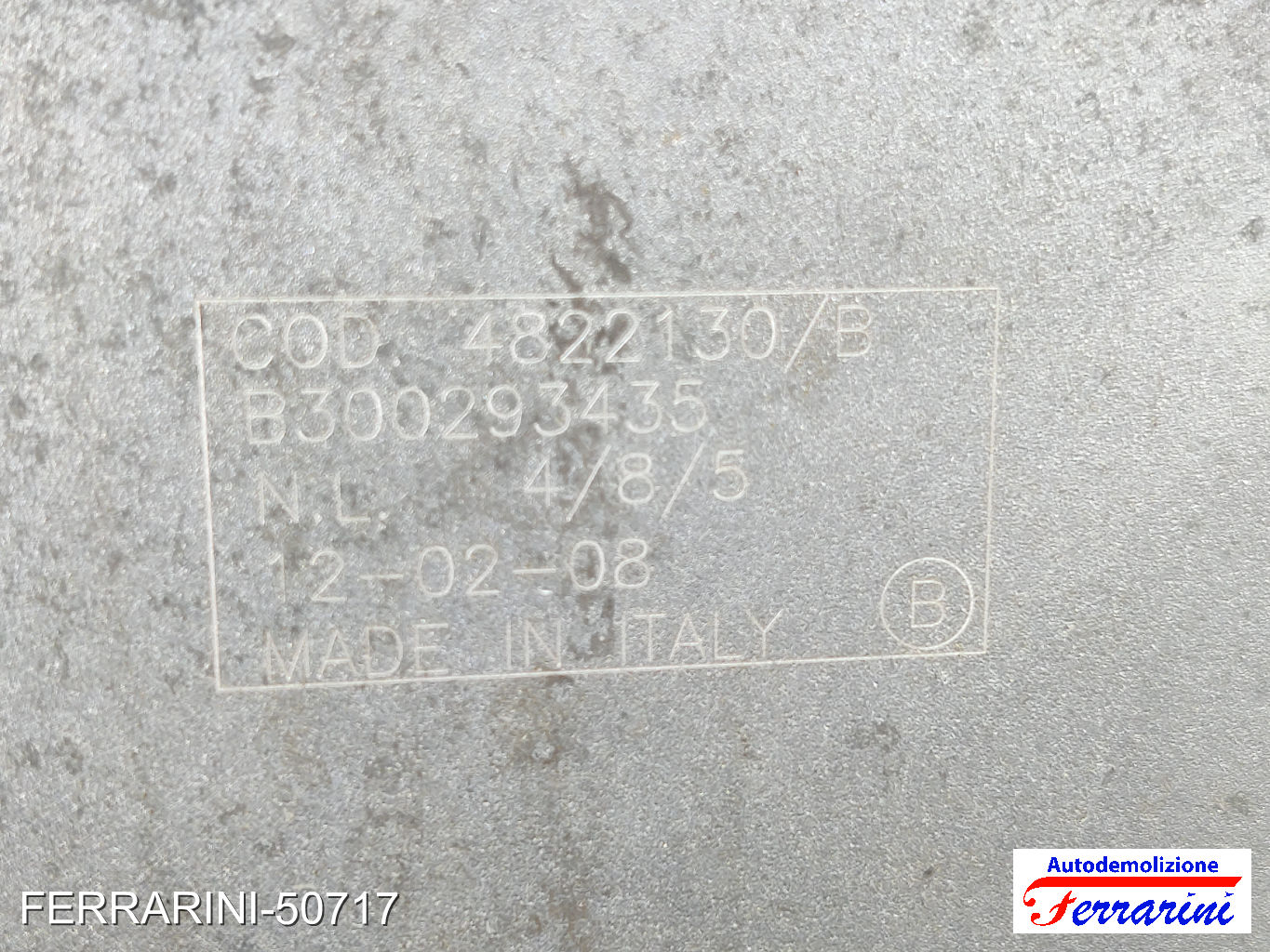 Centralina Motore FIAT PANDA 169 1.2 2003-2012 4822130B, 4822130, 8300293435