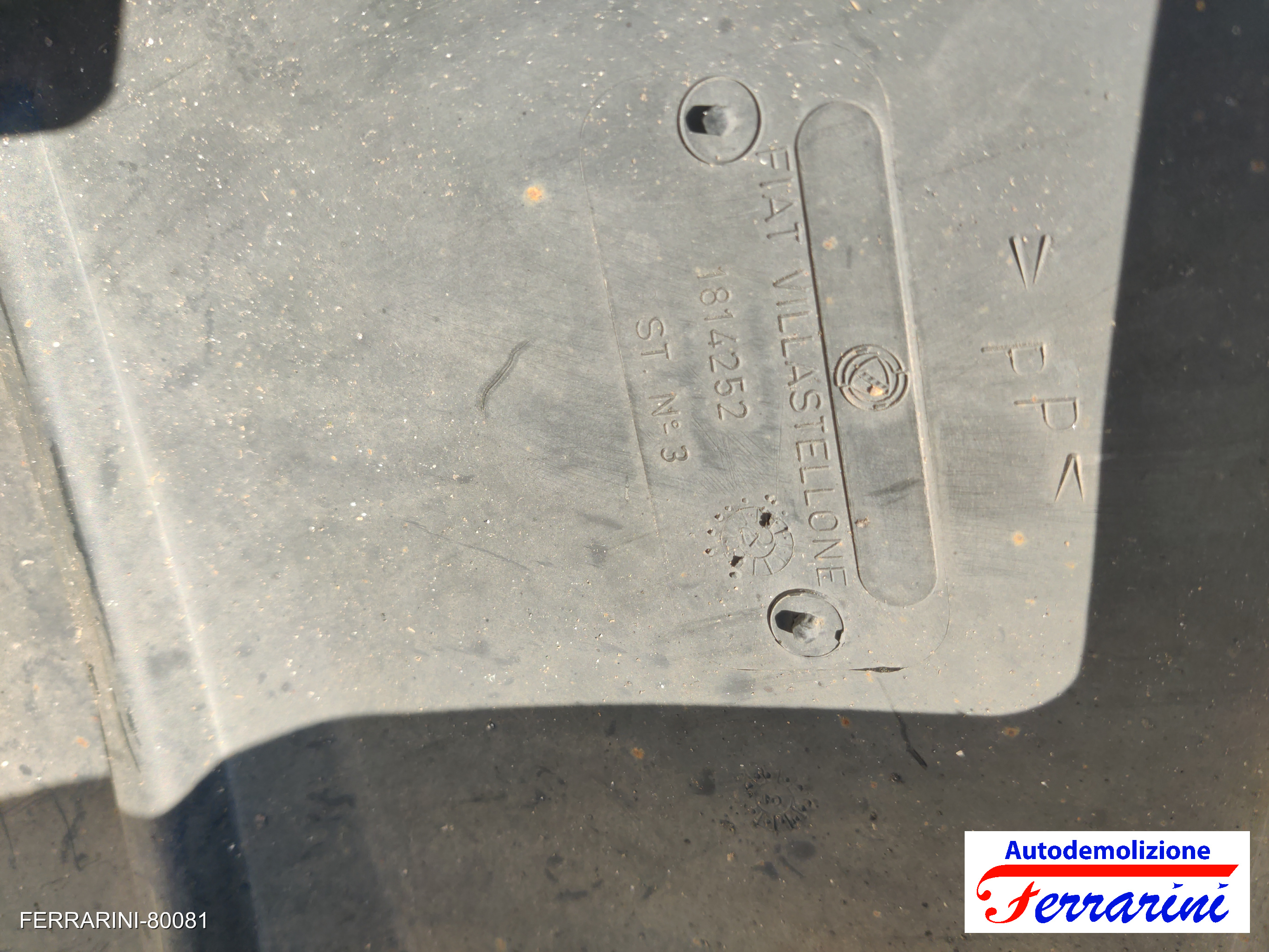 Paraurti FIAT UNO 146 1984-1995 Retro 7692440, 1814252, 5944220 13