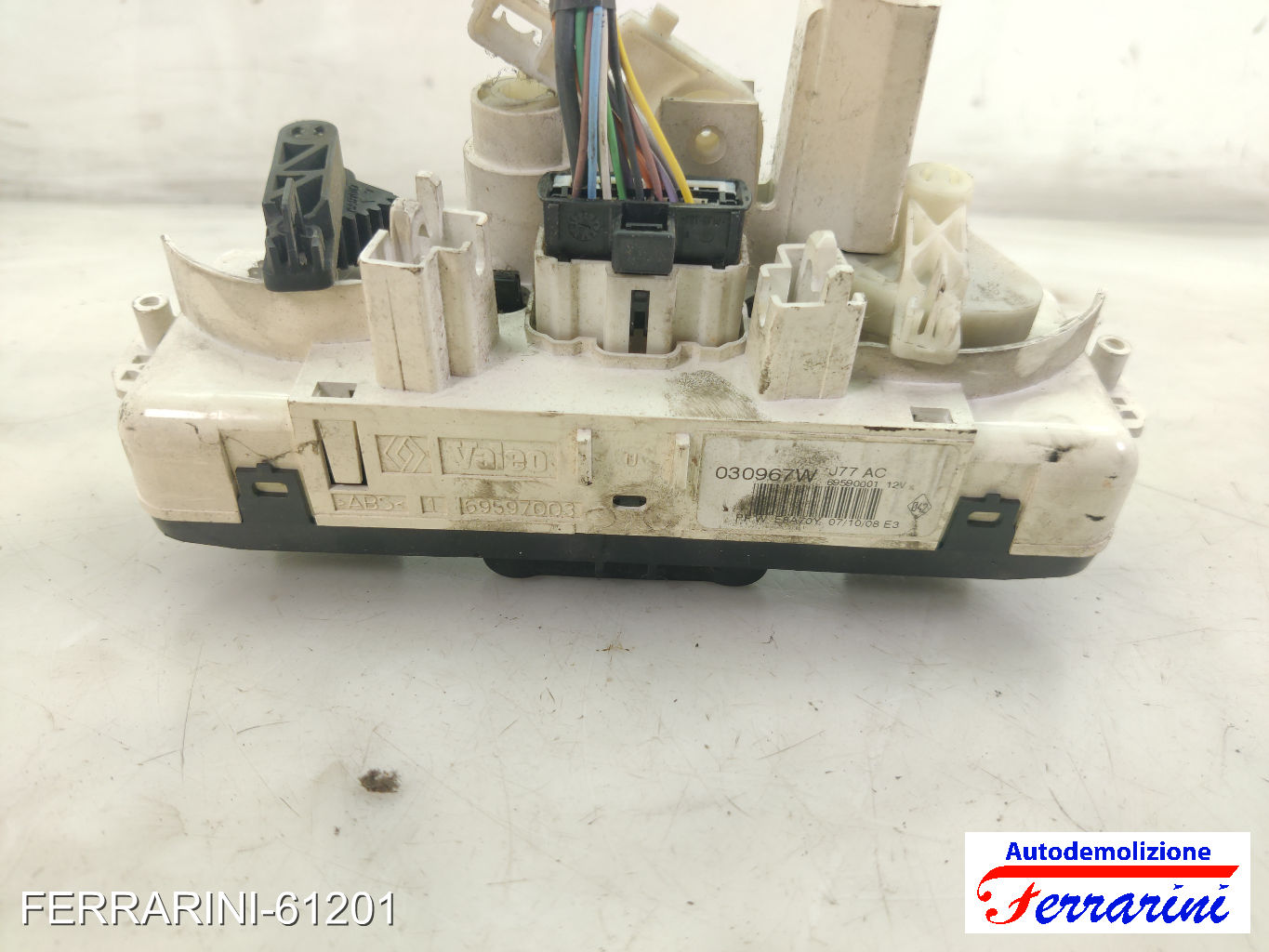 Tastiera Clima RENAULT CLIO 3 BR0/1, CR0/1 2005-2012 anteriore, frontale 6