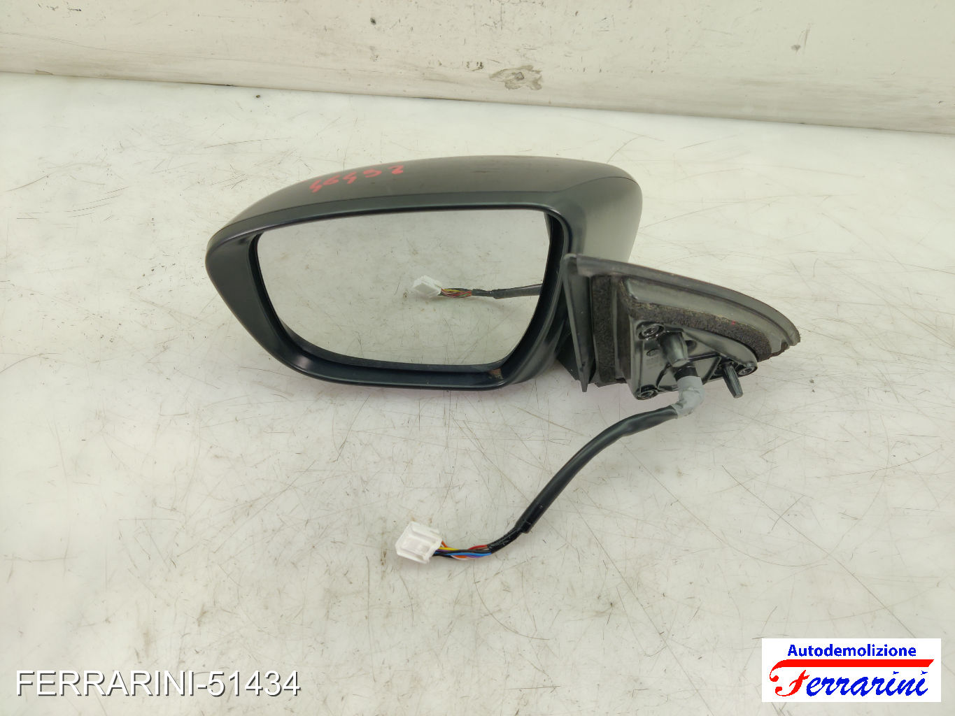 Specchietto Laterale NISSAN QASHQAI 2 J11 2013-2023 sinistro, sx Z11 BLACK MET 12