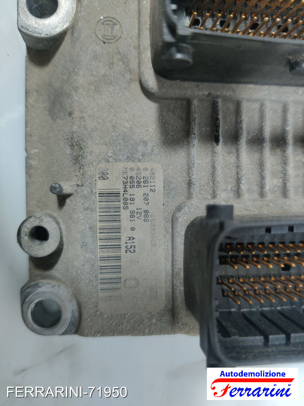 Centralina Motore LANCIA YPSILON 843 1.2 2003-2011 55191981, 0261207088