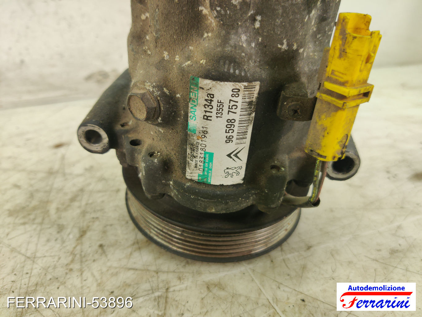 Compressore Clima CITROEN C4 LC 1.6 HDI 2004-2011 9659875780, 9822826880, 6453WK
