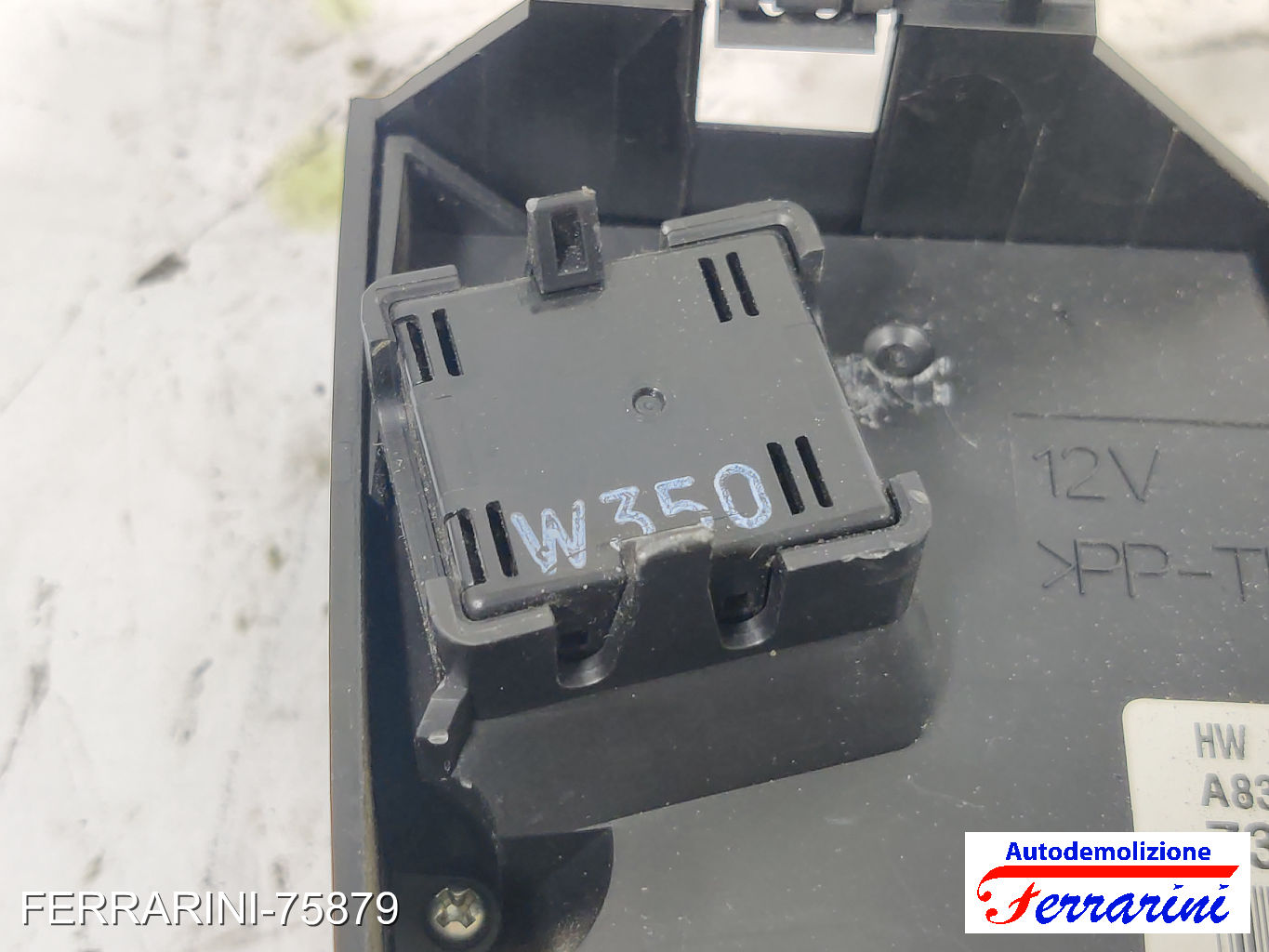 bizona automatico Tastiera Clima FIAT IDEA 350 2004-2012 anteriore, frontale 2