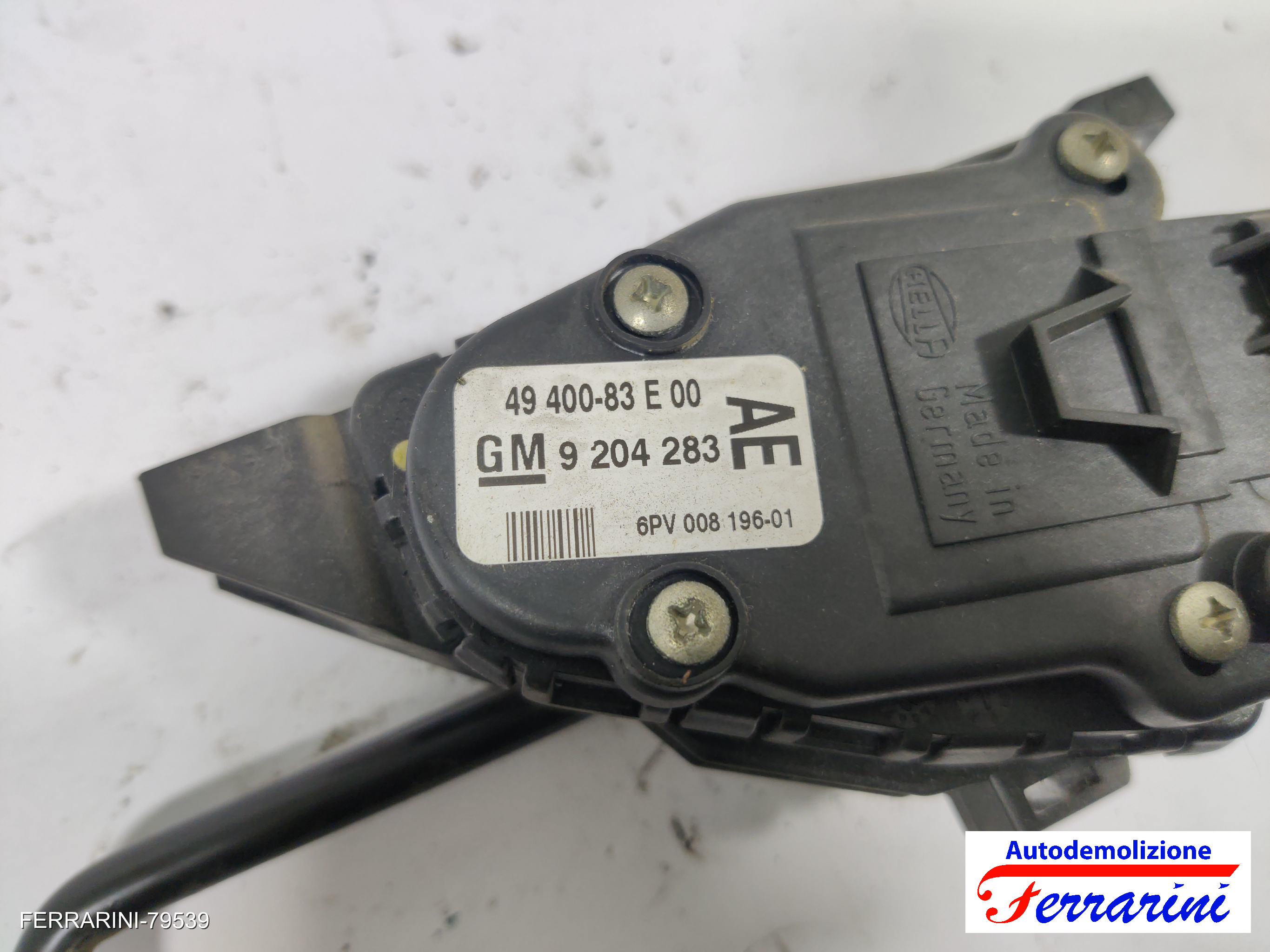 Pedale Acceleratore SUZUKI IGNIS 2 MH 1.3 DDIS 2003-2023 4940083E00, 9204283 6