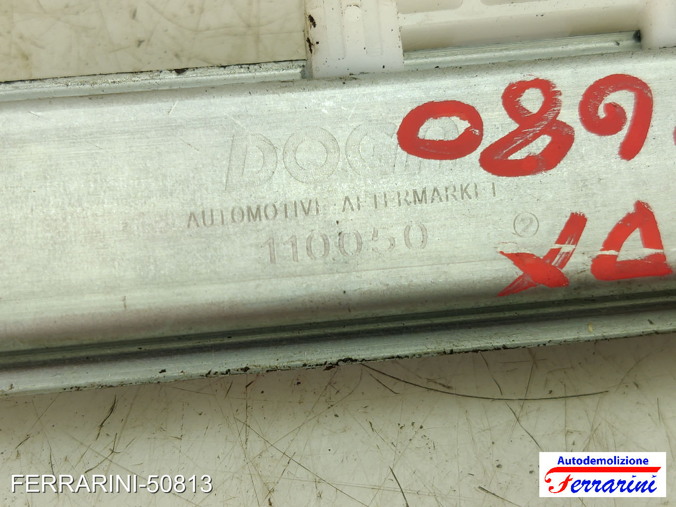 Alzavetro FIAT GRANDE PUNTO 199 2005-2013 destro, dx, posteriore, post 110050